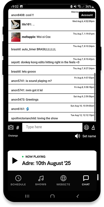Noods Radio app screenshot